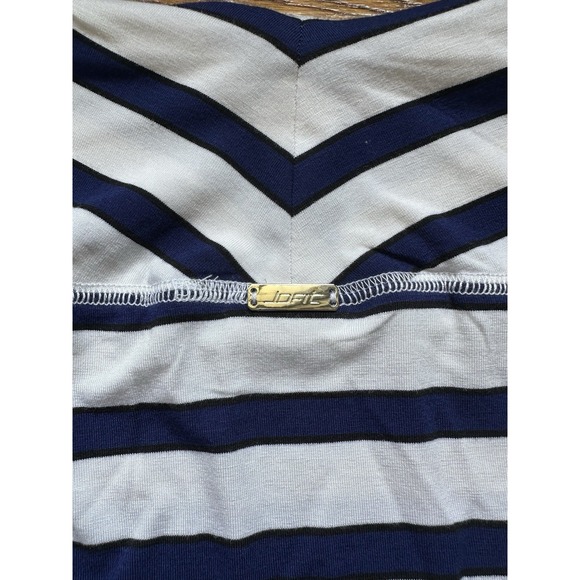 Jofit Women's Blue & White Stripe Essential Skirt Size XL NWT - Picture 6 of 6
